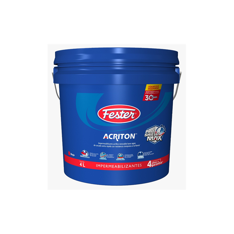 ACRITON 4 AÑOS ROJO MAX 4 LT