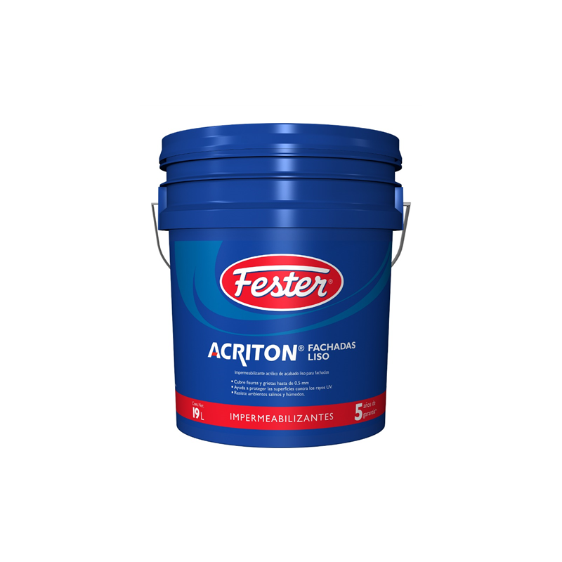ACRITON FACHADAS LISO BLANCO 19 LT