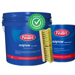 KIT COMPLEMENTOS BÁSICOS ACRITON SELLADOR + RESANADOR + CEPILLO