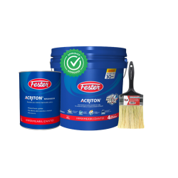 KIT ACRITON 4 AÑOS 4L + BROCHA DE IXTLE + RESANADOR 1L