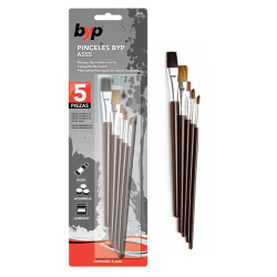 PINCELES 5 PZAS